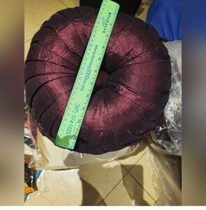 LOT OF TWO  AUTHENTIC BOMBAY & CO ELEGANT BERRY Accent Pillows